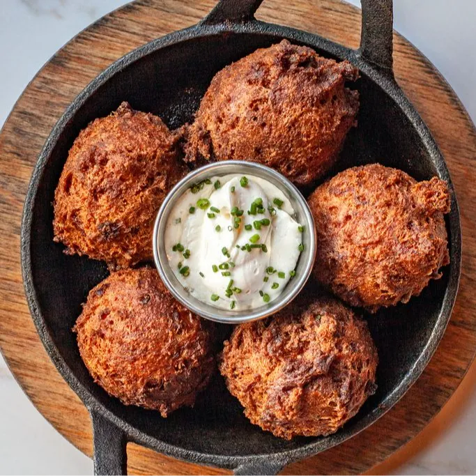 Hush Puppies are on the menu at the best  Happy Hour in Manassas, Virginia